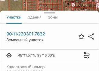 Участок на продажу, 6 сот., село Уютное, Вишнёвая улица