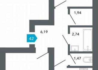 Продам 2-комнатную квартиру, 59.6 м2, Забайкальский край, Нерчинско-Заводская улица, 6/9