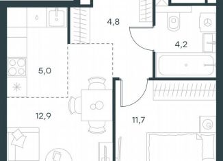 Продажа 1-комнатной квартиры, 38.6 м2, Москва, метро Мичуринский проспект