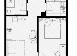 Продается 1-комнатная квартира, 44.8 м2, Сочи