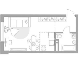 Продам квартиру студию, 32.4 м2, Москва, район Нагатино-Садовники