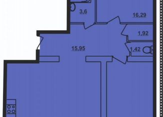 Продам трехкомнатную квартиру, 91.2 м2, Нефтекамск, бульвар Феоктиста Бахтеева, 1