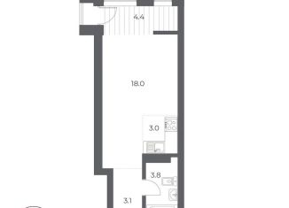 Продаю квартиру студию, 30.1 м2, Новосибирск, Заельцовский район