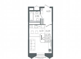 Продам квартиру свободная планировка, 31.9 м2, Волгоградская область