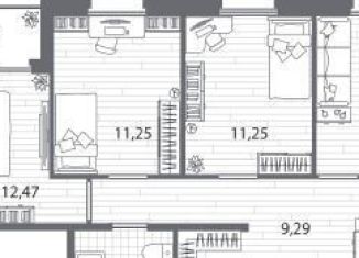 Продаю трехкомнатную квартиру, 78.6 м2, Санкт-Петербург, метро Лесная