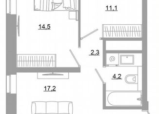 2-ком. квартира на продажу, 55 м2, Екатеринбург, метро Чкаловская