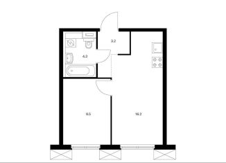 Продажа 1-комнатной квартиры, 33.2 м2, Москва, СВАО