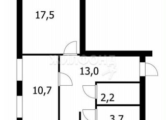 Продаю 3-комнатную квартиру, 70 м2, Новосибирск, Вилюйская улица, 1, ЖК Ваш выбор