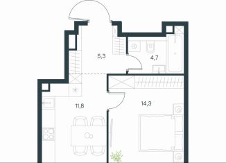 Продажа 1-ком. квартиры, 36.1 м2, Москва, ЮВАО