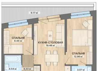 Продаю 2-ком. квартиру, 62 м2, Свердловская область