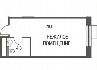 Продам 1-комнатную квартиру, 30.3 м2, Москва, метро Электрозаводская