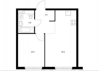 Продажа 1-комнатной квартиры, 38.1 м2, Москва, метро Отрадное, Алтуфьевское шоссе, 53к1