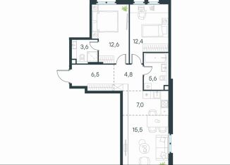 Продажа 2-комнатной квартиры, 68 м2, Москва, Нижегородский район