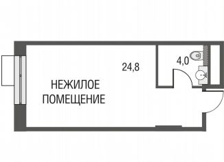 Продажа 1-ком. квартиры, 28.8 м2, Москва, ЦАО