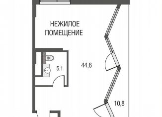 Однокомнатная квартира на продажу, 58.5 м2, Москва, Большая Почтовая улица, 24, метро Лефортово