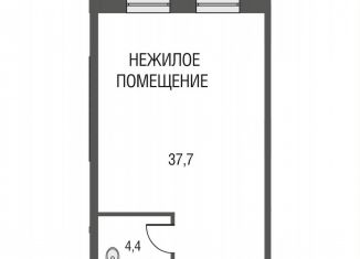 Однокомнатная квартира на продажу, 41.8 м2, Москва, Большая Почтовая улица, 24, метро Лефортово