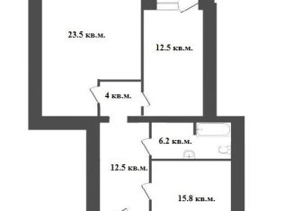 Продажа 2-ком. квартиры, 76.9 м2, Красноярск, улица Ломоносова, 100