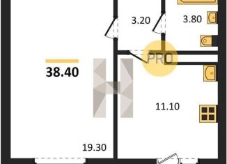 Продам 1-ком. квартиру, 38.4 м2, село Ямное, улица Генерала Черткова