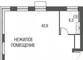 Продажа однокомнатной квартиры, 49.2 м2, Москва, Басманный район