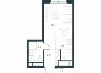 Квартира на продажу студия, 22 м2, Москва, метро Нижегородская