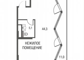 Продажа однокомнатной квартиры, 58.1 м2, Москва, метро Лефортово, Большая Почтовая улица, 24