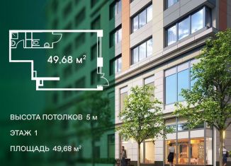 Продажа помещения свободного назначения, 49.68 м2, Москва, Каширский проезд, 25к1, метро Нахимовский проспект