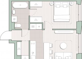 Продажа 1-комнатной квартиры, 38.8 м2, Москва, метро Мичуринский проспект