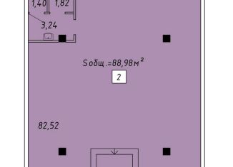 Продается помещение свободного назначения, 88.98 м2, Севастополь, улица Военных Строителей, 10/3