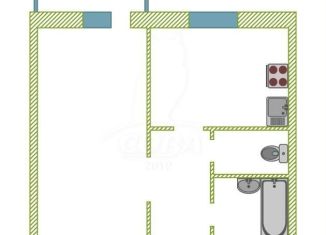 Продажа однокомнатной квартиры, 33.4 м2, Тюменская область, микрорайон Лесной, 12
