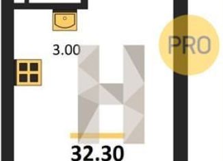 Квартира на продажу студия, 32.3 м2, Новосибирск, Заельцовский район