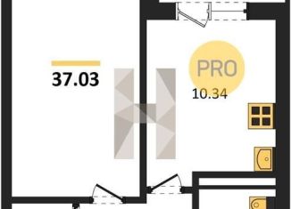 Продажа 1-комнатной квартиры, 37 м2, Воронеж, улица 45-й Стрелковой Дивизии, 259/27