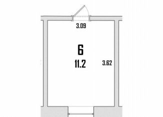 Квартира на продажу студия, 11.2 м2, Москва, Космодамианская набережная, 4/22А, метро Новокузнецкая