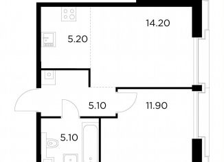 Продаю 1-комнатную квартиру, 41.5 м2, Москва, САО