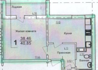 Продажа однокомнатной квартиры, 38.2 м2, Челябинская область, 2-я Эльтонская улица, 55