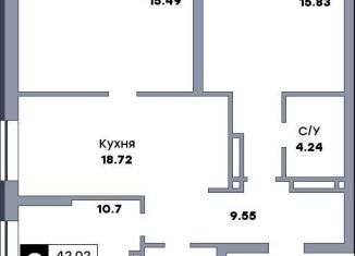 3-ком. квартира на продажу, 78.2 м2, Самара