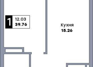 Продам 1-ком. квартиру, 39.8 м2, Самара, Октябрьский район, улица Советской Армии, 214