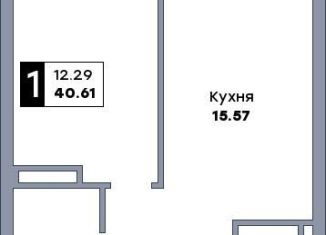 Продажа 1-ком. квартиры, 40.6 м2, Самара, Октябрьский район, улица Советской Армии, 214