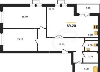 Продам 2-ком. квартиру, 89.2 м2, Воронеж, улица Загоровского, 9/2