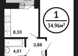 Продается однокомнатная квартира, 35 м2, Республика Башкортостан