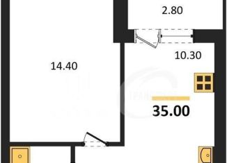 Продам однокомнатную квартиру, 35 м2, Воронеж, Железнодорожный район