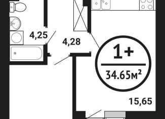 Продается 1-комнатная квартира, 34.7 м2, Республика Башкортостан