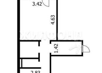 Продается 1-комнатная квартира, 37.4 м2, Новосибирск, улица Ключ-Камышенское Плато, 20, метро Речной вокзал