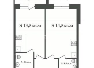 2-ком. квартира на продажу, 41.4 м2, Московская область, Дивный бульвар, 3