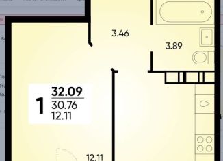 Продам однокомнатную квартиру, 90 м2, Краснодар, Прикубанский округ, улица Наставников, 11