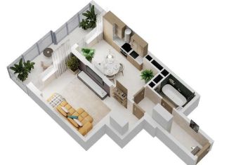 Продается 1-ком. квартира, 43.3 м2, Краснодарский край