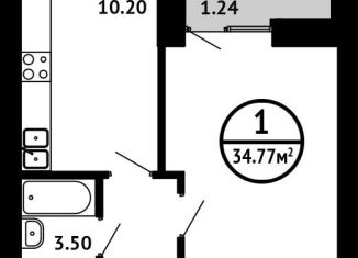 Продажа 1-комнатной квартиры, 34.8 м2, Уфа, Кировский район