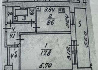 Продаю 1-комнатную квартиру, 36.8 м2, Московская область, Трудовая улица, 14