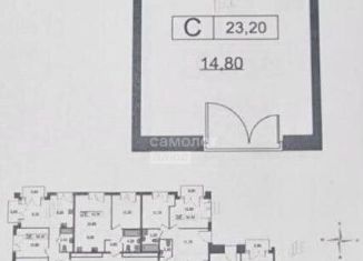 Продаю квартиру студию, 23.2 м2, Санкт-Петербург, набережная Обводного канала, 169, муниципальный округ Измайловское