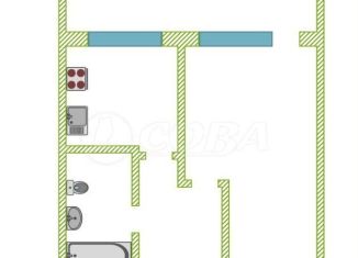 Продаю 1-ком. квартиру, 30 м2, Тюменская область, Санаторная улица, 4