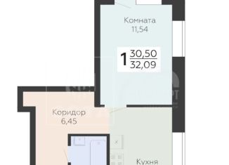 Продается 1-ком. квартира, 32.1 м2, Воронеж, Коминтерновский район